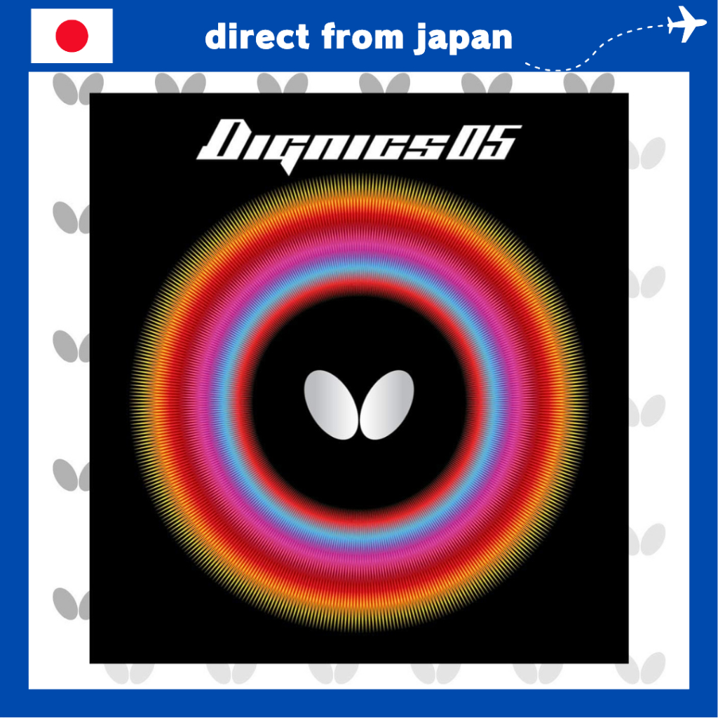 Butterfly Dignics 05 Table Tennis Rubber 06040 – High-Tension Inverted Rubber