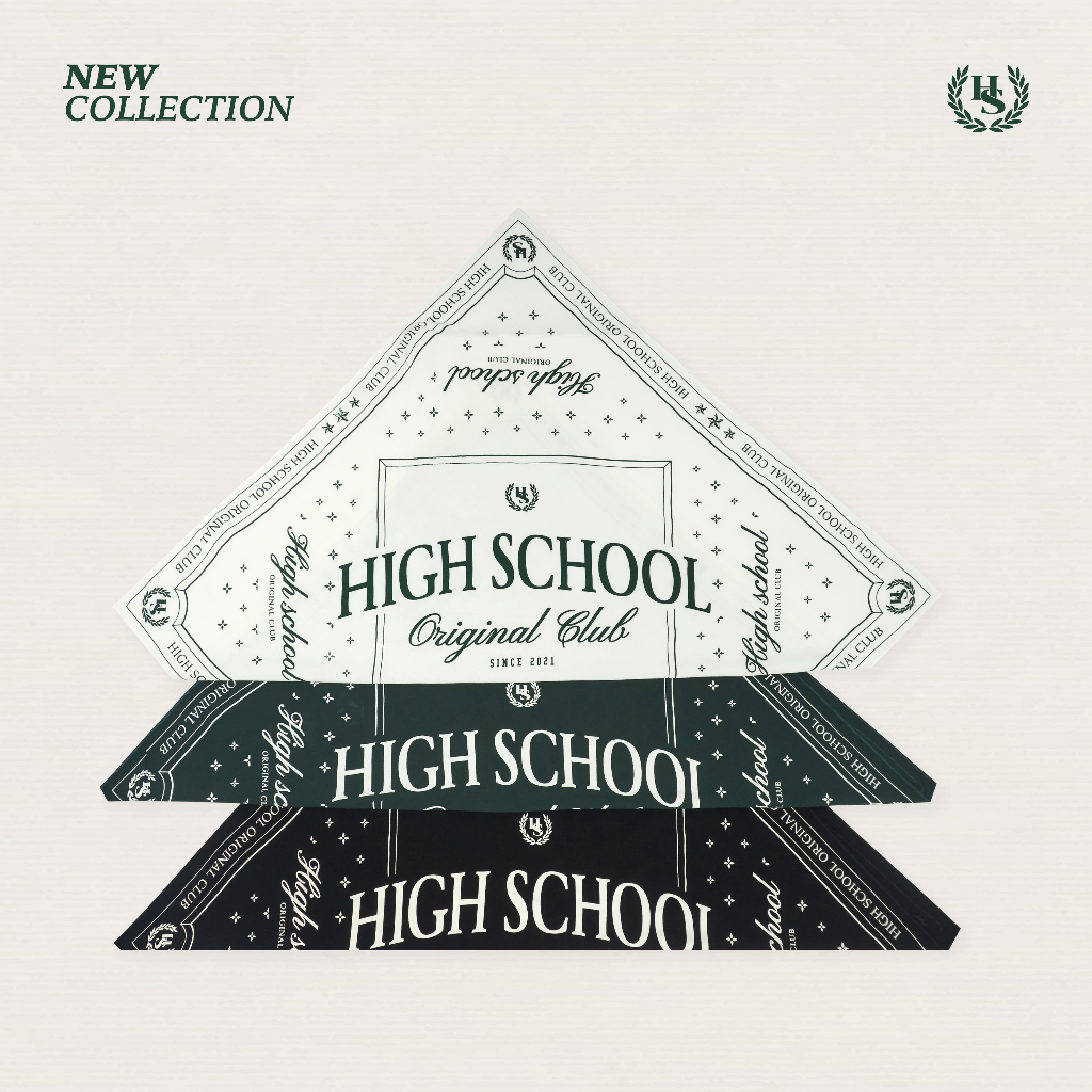 High School bandana scarf ไฮสคูลผ้าพันคอ – ACB83685