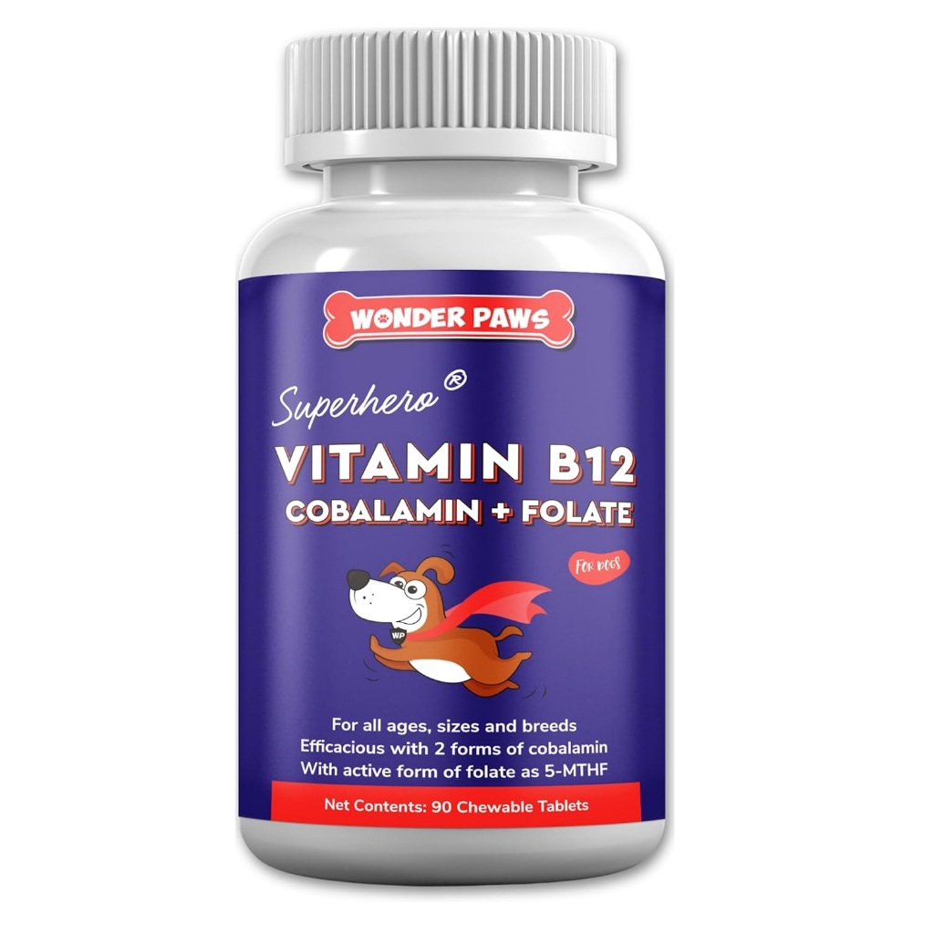Vitamin B12 for Dog วิตามินบี 12 สำหรับสุนัข บำรุงระบบประสาท สมอง ระบบเผาผลาญ ภูมิคุ้มกัน และเม็ดเลือด