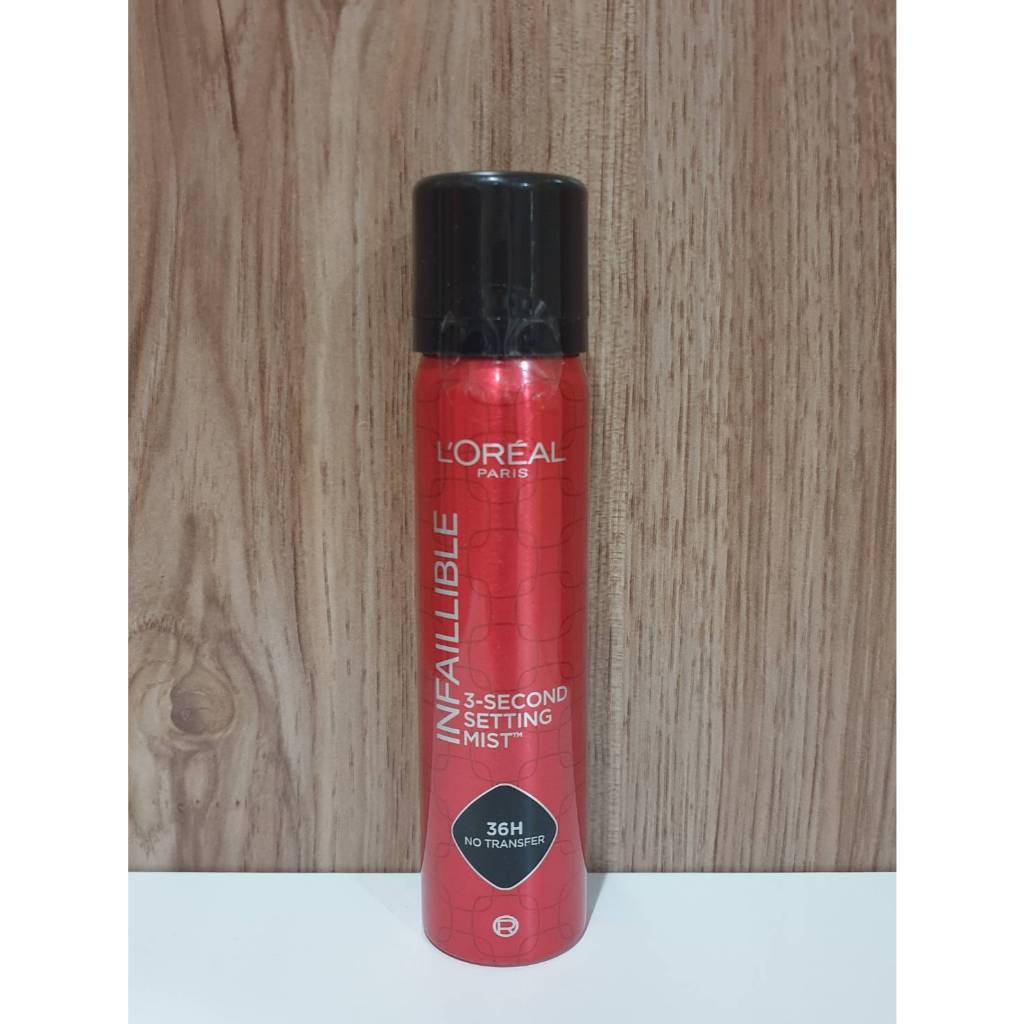 ลอรีอัล ปารีส LOREAL Paris Infallible 3-Second Setting Mist 75ml สเปรย์ล็อกเมคอัพ แห้งไวภายใน3 วินาที