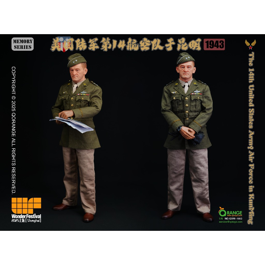 พรีออเดอร์ QORANGE QOTOYS 1/6 WF2025 Shanghai Exclusive Memory series 14th U.S. Army Air Force in Ku