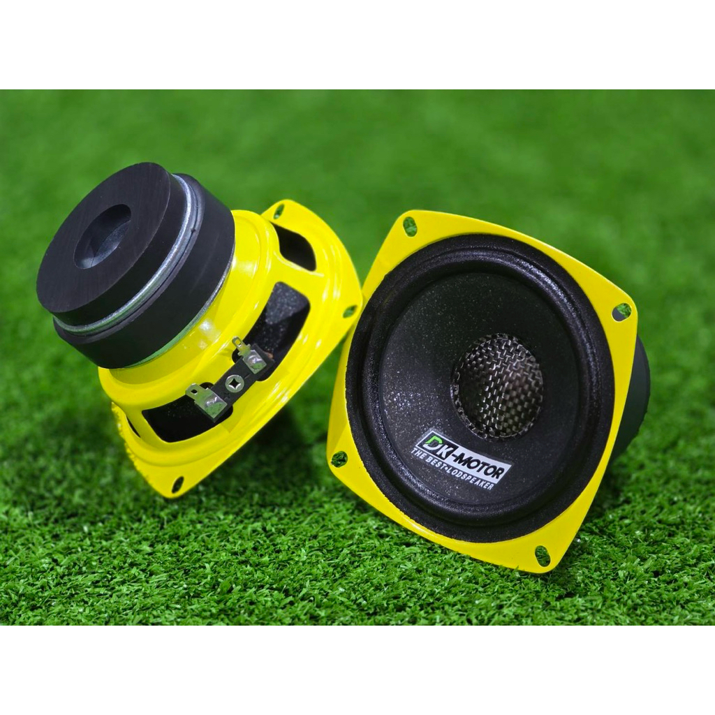 ลำโพง 4นิ้ว DK โครงเหลือง DK-MOTOR งานแท้ แรงๆ ดอกกลาง กลาง 4นิ้ว 4ohm ลำโพง4“ dk-motor - รูปที่ 2