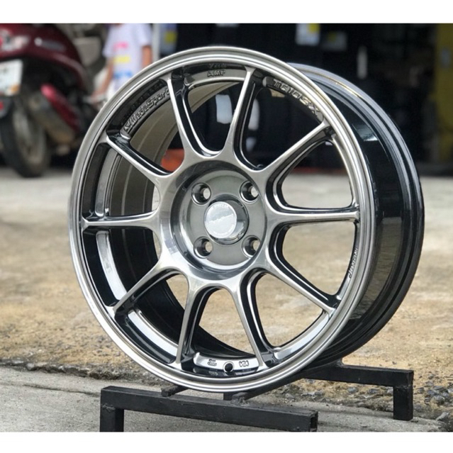 (4วง) Tc105x ขอบ16 4/100 กว้าง7 ออฟ35 #Hyperblack