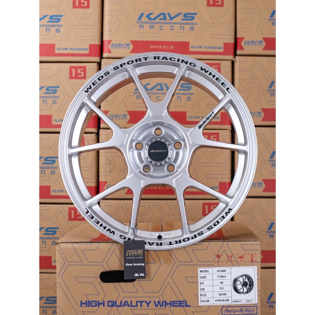 ล้อแม็กซ์ KAYS KC005  8.5*17นิ้ว  5รู 100