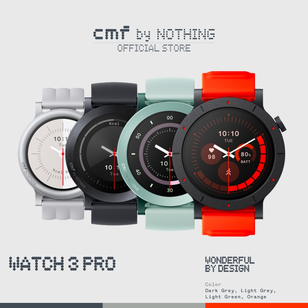 CMF by Nothing - Watch 3 Pro, Wonderful by Design นาฬิกาสมาร์ทวอทช์ Smart Watch