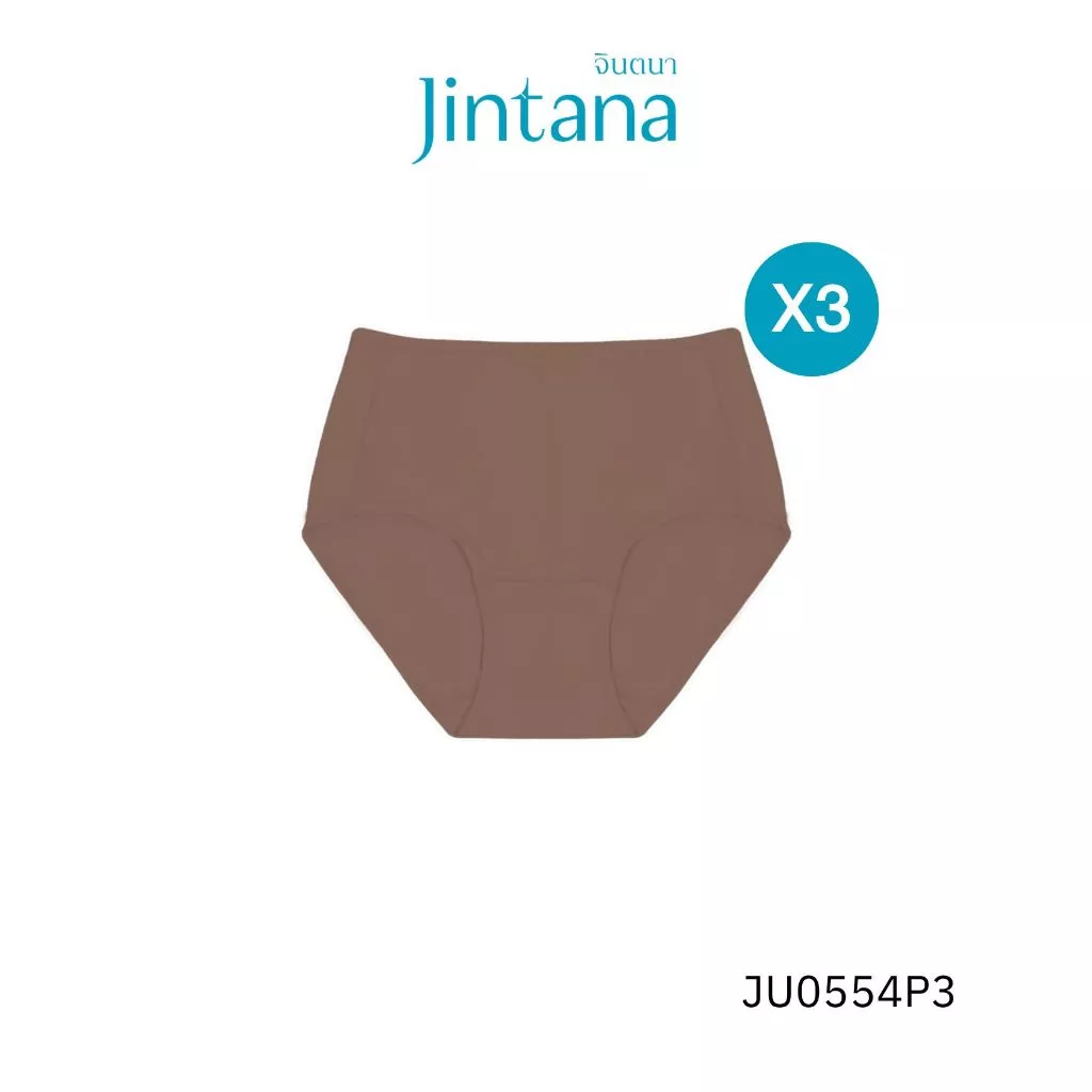 (แพ็ก3ชิ้น )Jintana กางเกงในแพ็ก3ชิ้น เก็บข้าง รหัสJU0554P3