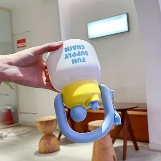 แก้วเก็บอุณหภูมิร้อน–เย็น 650ml #BWB-024 | สแตนเลส316 แก้วพกพา 2 ช่องดื่ม แยกชา-น้ำ กันรั่ว พกสะดวก