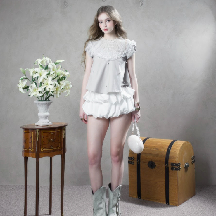 (พร้อมส่งในไทย) Naomi top - Mania Cutie