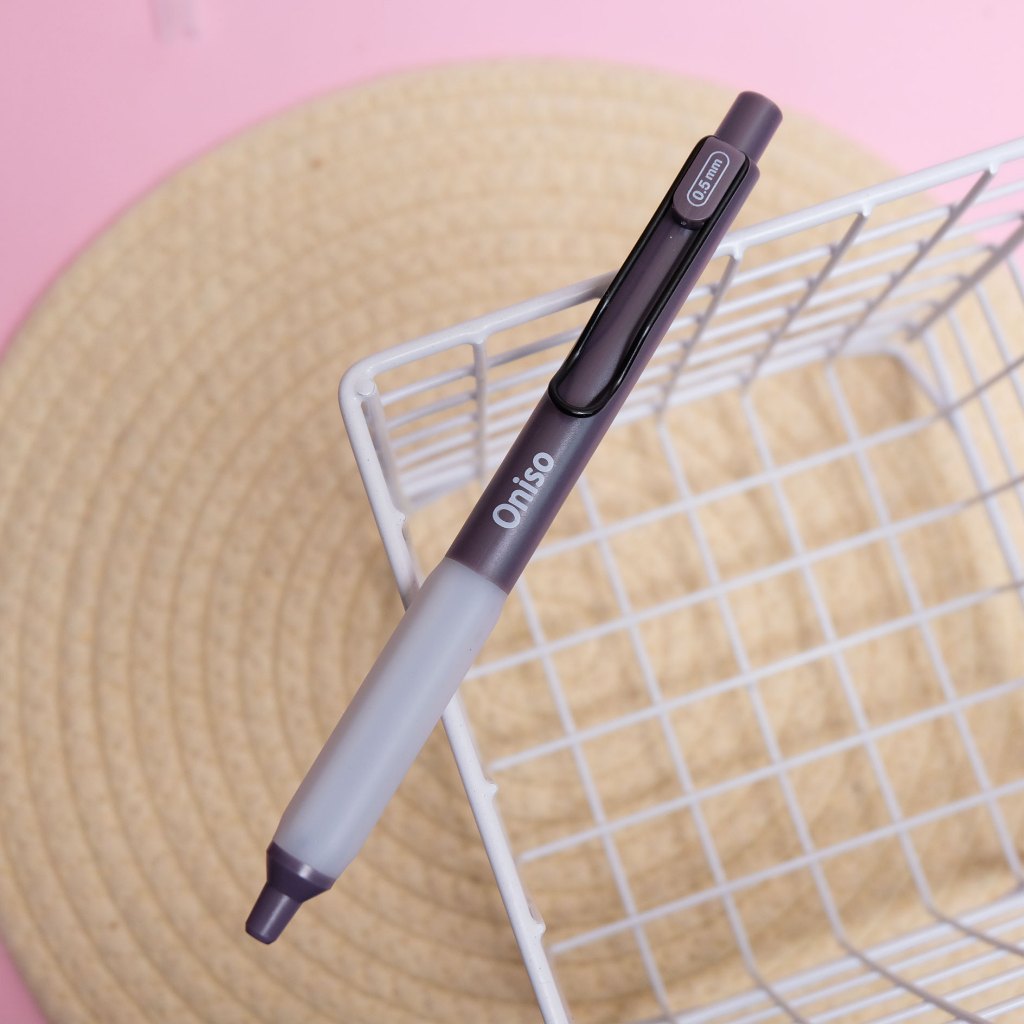 Oniso - ปากกาเจล แบบกด มียางจับนุ่มมือ หัวลูกลื่น2ชั้น 0.5mm. รุ่นONI-9133 หมึกสีน้ำเงิน - รูปที่ 7