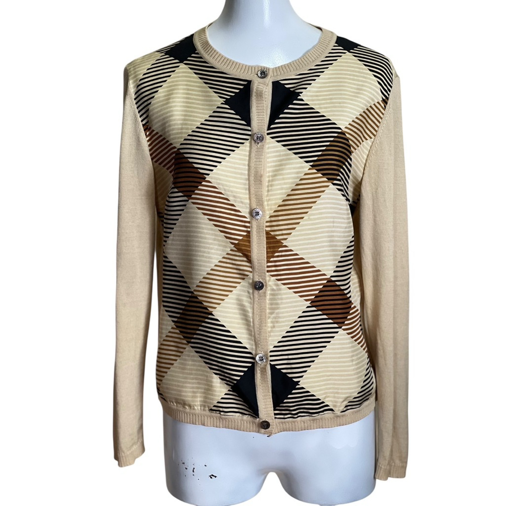 ❤️DAKS เสื้อคาร์ดิแกน คอกลม