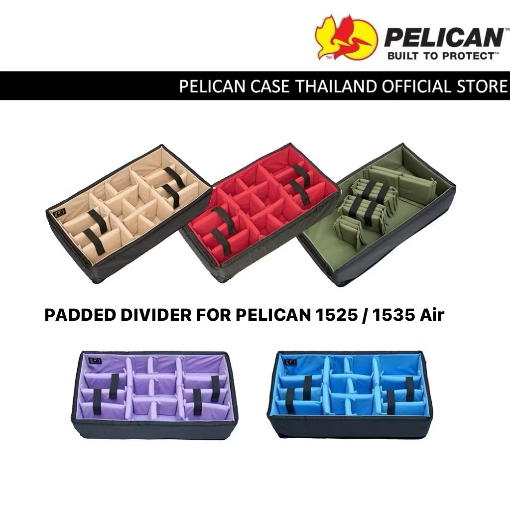 Insert Padded Divider for Pelican 1535Air / 1525Air - อินเสิร์ทช่อง