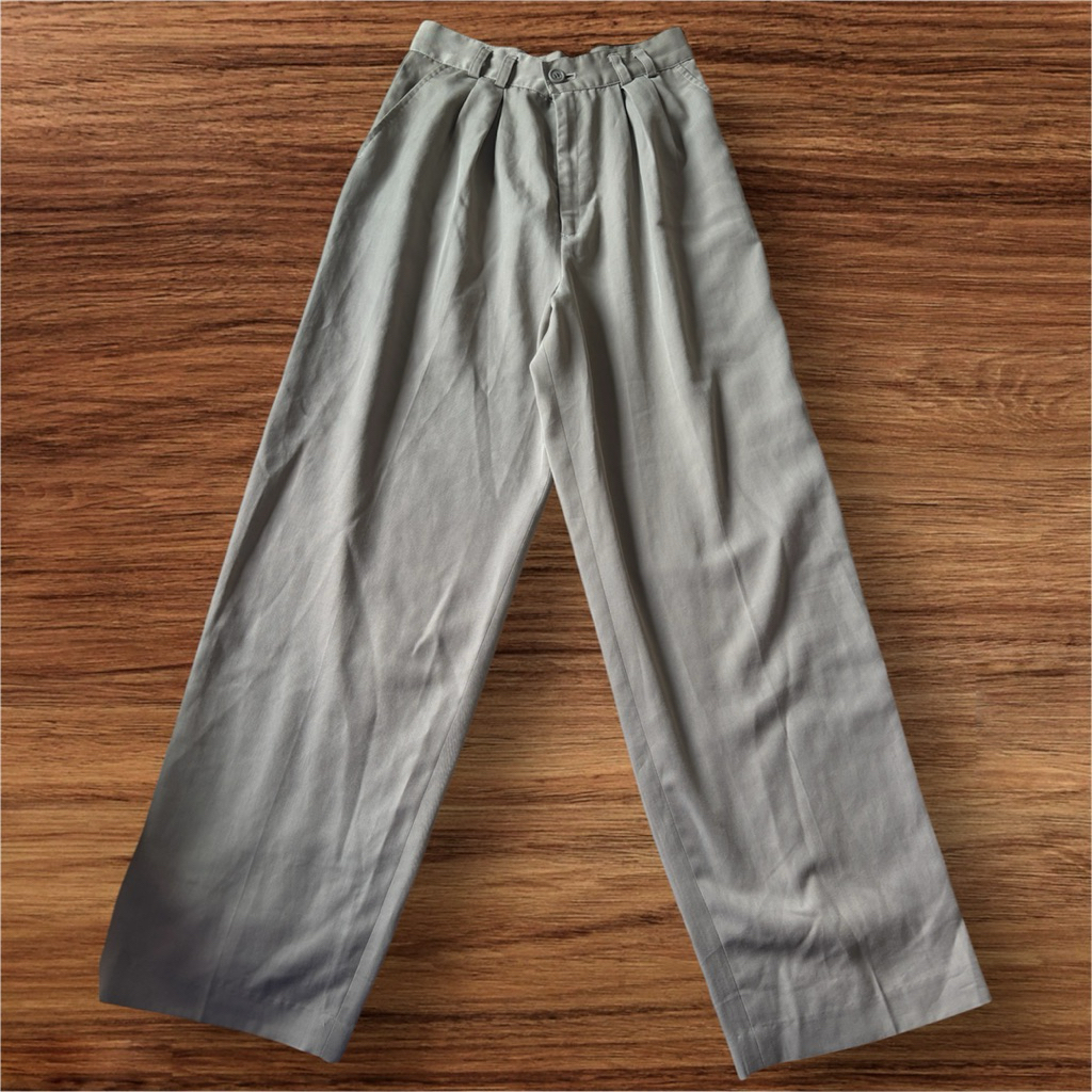 กางเกงทรงลุง size S เอว 24-25 มือสอง👖