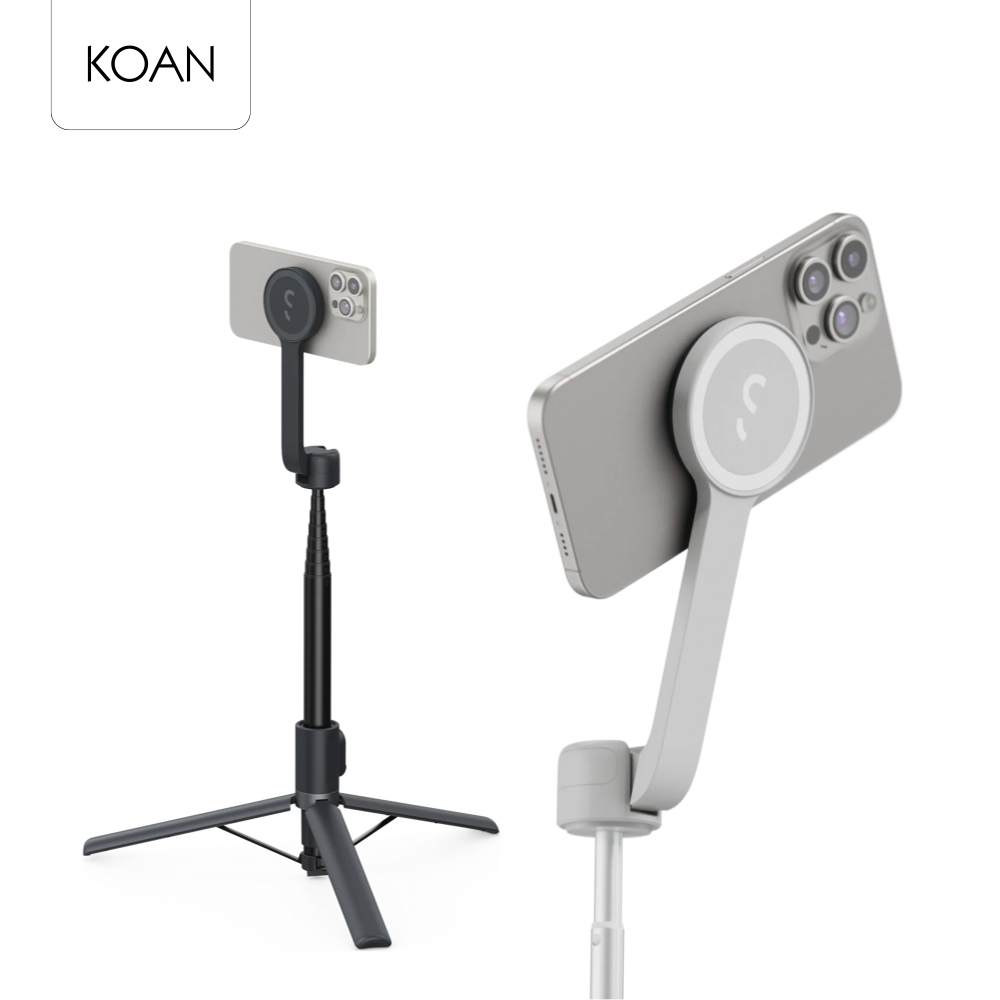 SHIFTCAM SnapStand Max ไม้เซลฟี่แม่เหล็กและขาตั้งกล้อง – ขนาดกะทัดรัด พับได้และขยายได้ พร้อมรีโมทบลูทูธ