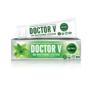 ยาสีฟัน ดูแลช่องปาก จัดฟัน เสียวฟัน ยาสีฟันสมุนไพร Doctor V | (ขนาด 85 กรัม x3 หลอด)