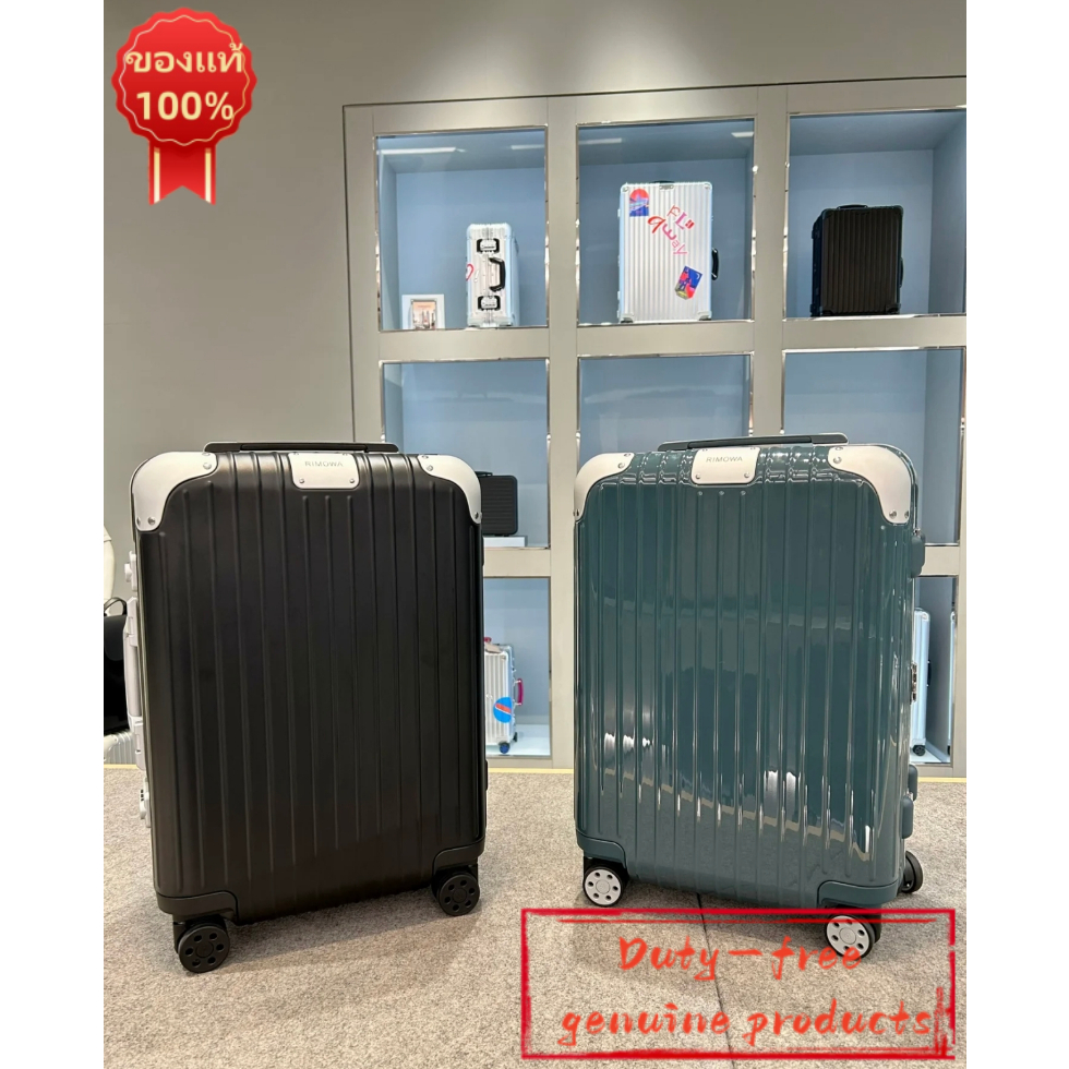 ของแท้ 100% ใหม่ ปลอดภาษี RIMOWA HYBRID Cabin กระเป๋าเดินทางแคทรี่ออน พร้อมใบเสร็จและกล่องครบชุด
