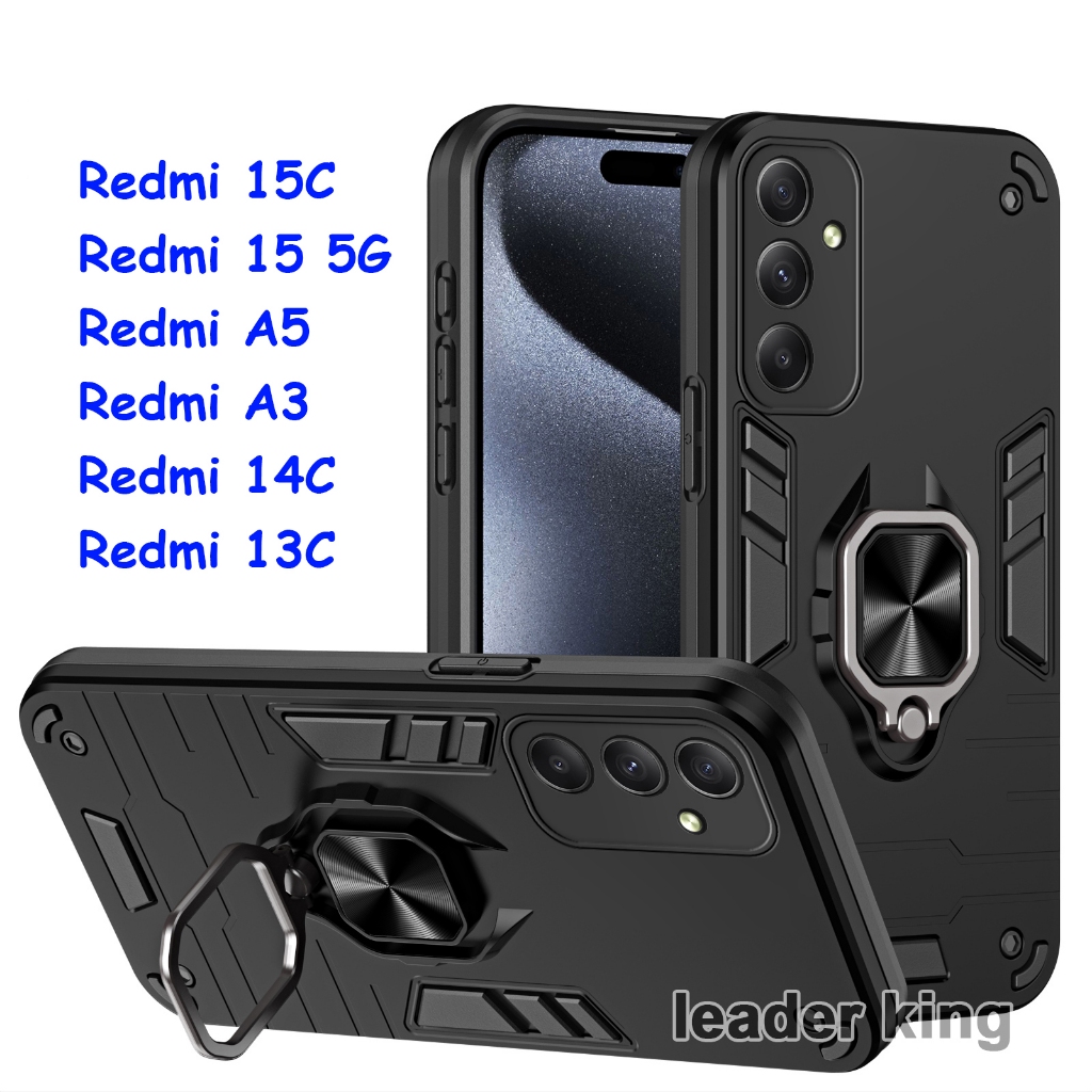 เคสตั้งได้ สําหรับ Redmi / Xiaomi Mi15T Mi15TPro 15C 15 5G Redmi A5/A3 Redmi 14C/ 13C เคส กันกระแทก 