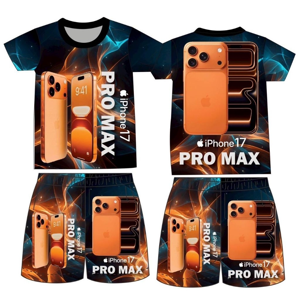 New!!ชุดเซ็ตเด็กลายไอโฟน17promaxทันสมัย2-12ปีใส่แล้วไม่ซ้ำใคร