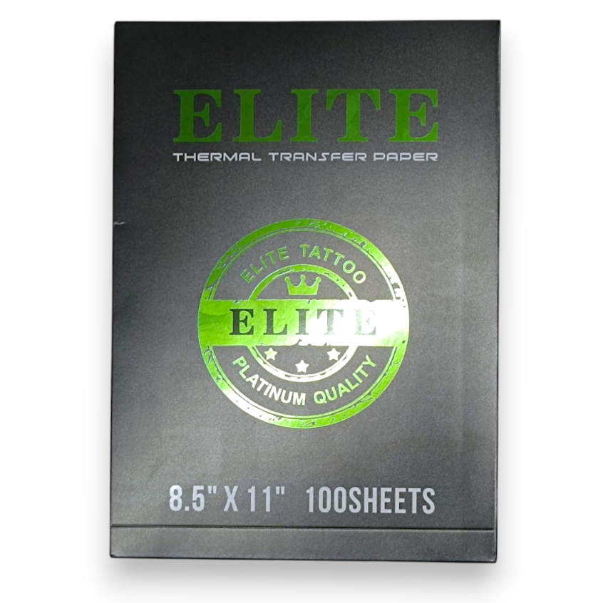 ELITE Tattoo Stencil Thermal Paper กระดาษลอกลายความร้อน (บรรจุ 100 แผ่น)