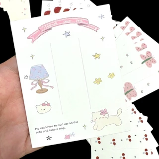 พร้อมส่ง🇹🇭 P001 กระดาษแพ๊คกิ๊บจำนวน 10 แผ่น แป้นติดกิ๊บ กระดาษติดกิ๊บ