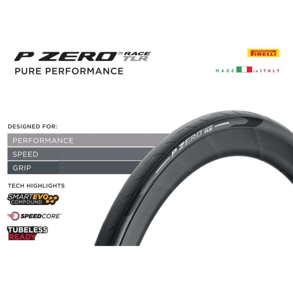 Pirelli P ZERO RACE TLR SPEEDCORE , TUBELESS READY ยางเสือหมอบ