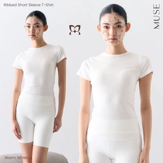 MUSE - Ribbed Short Sleeve T-Shirt