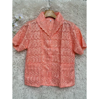 เสื้อลูกไม้ผู้ใหญ่สูงอายุ S M L XL ไซส์ จัมโบ้ LL LLL