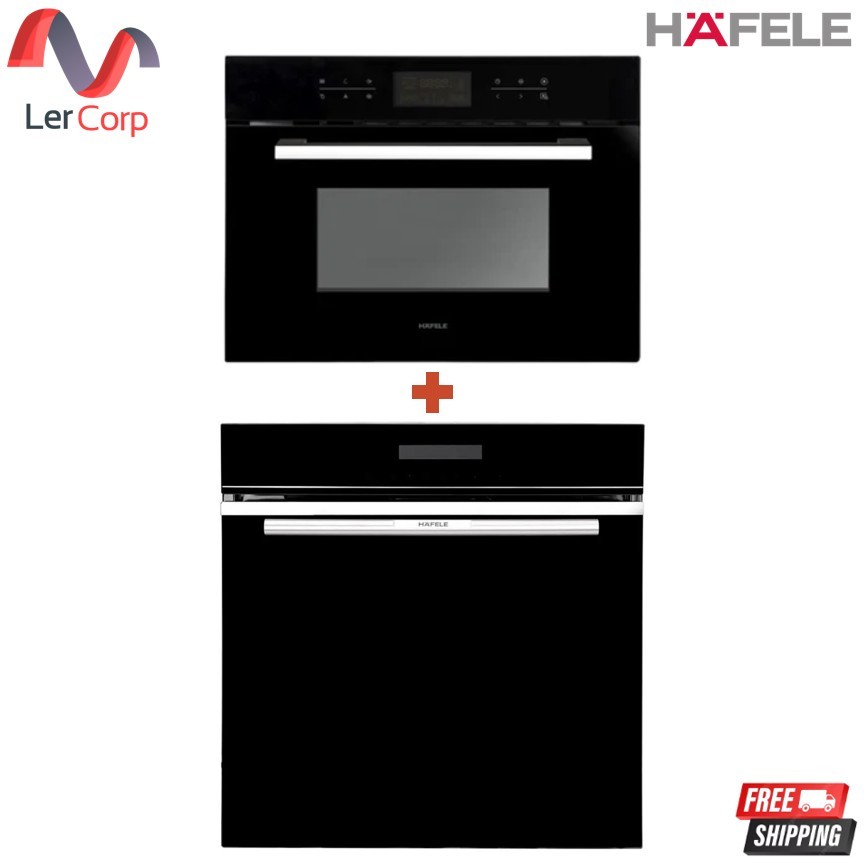 (Hafele) เตาอบ Multifunction แบบฝัง 80L 495.06.484 + ไมโครเวฟ Built-In Combi Microwave Oven 495.10.0