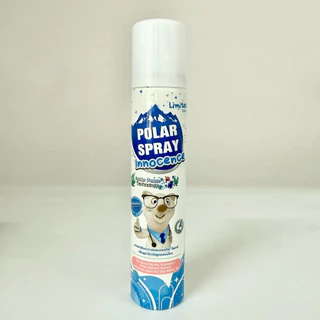 (เล็ก กระป๋องขาว) Polar Spray Innocence 80ml โพล่าร์ สเปรย์ สูตรอ่อนโยน กลิ่นแป้งเด็ก สำหรับเด็ก สตรีมีครรภ์