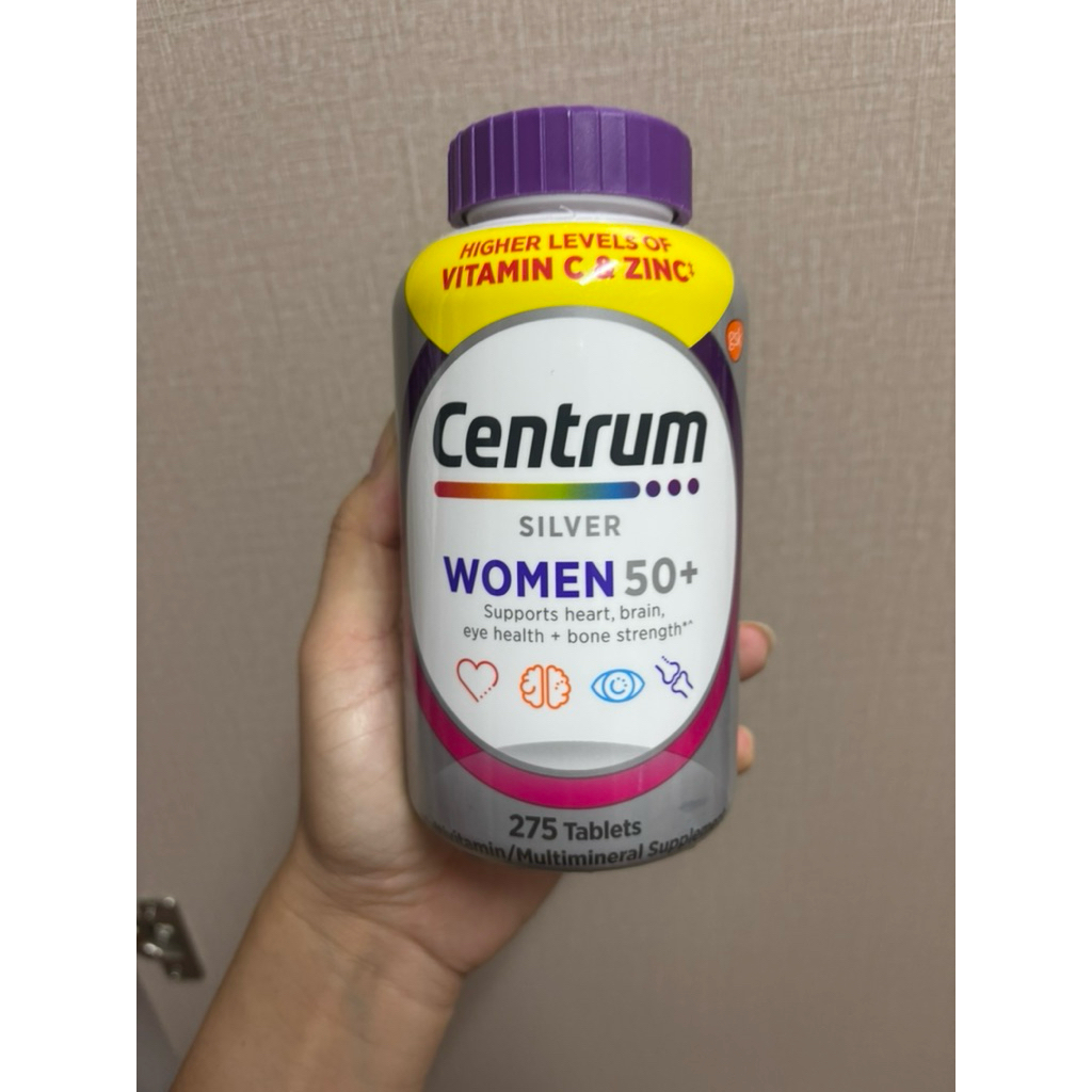 Centrum Silver Women 50 Plus Multivitamin 275 Tablets ของแท้