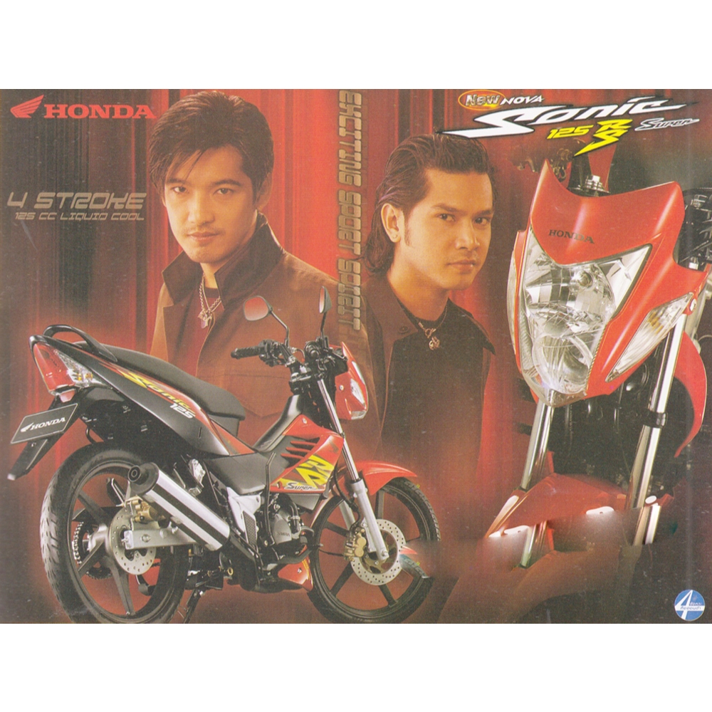 เหล็กกันตก SONIC-NEW (ปี 2004) สีดำ (APP) ของผลิตใหม่ (7363) - รูปที่ 3