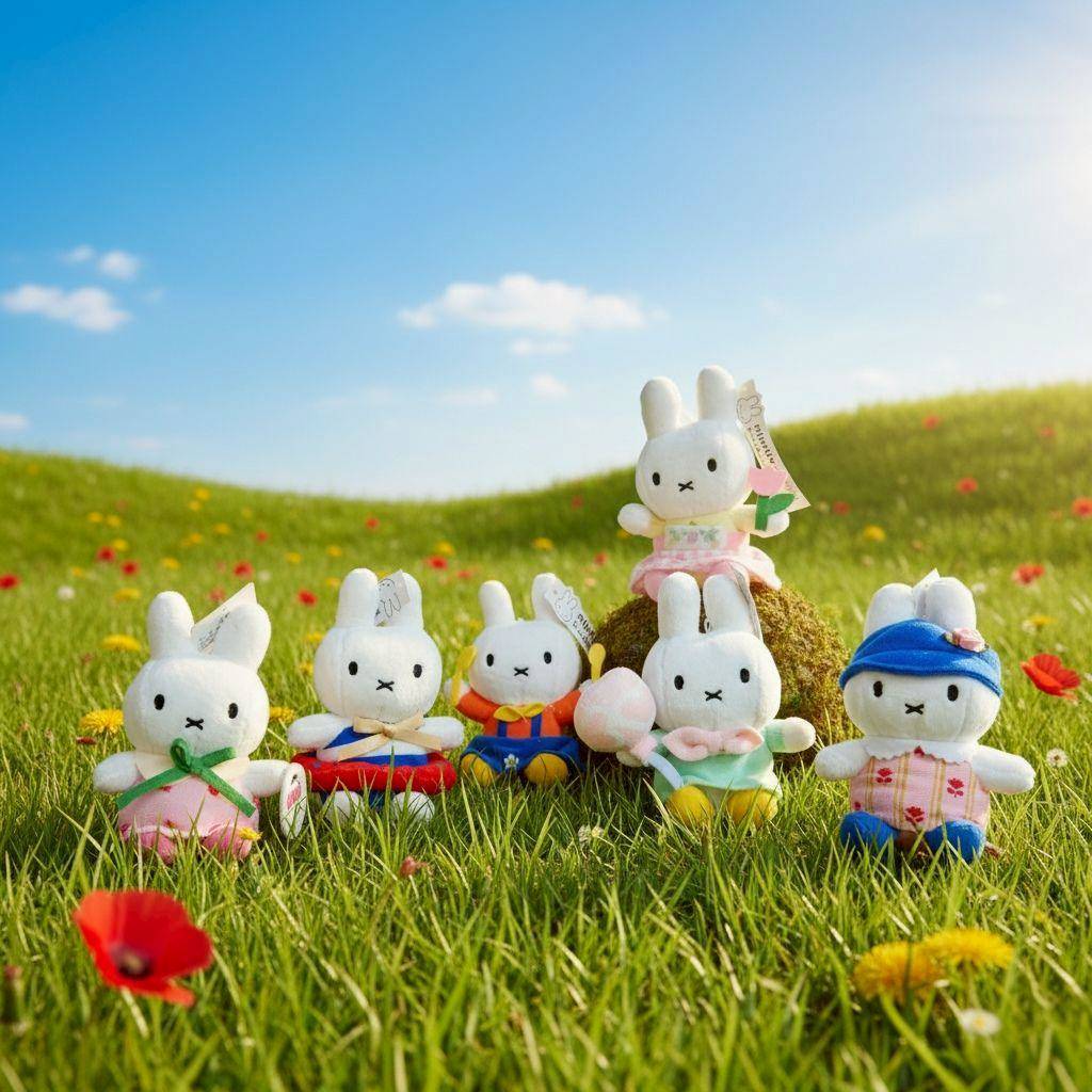 พวงกุญแจ ตุ๊กตา Miffy Miffy Plush-Doll Keychain