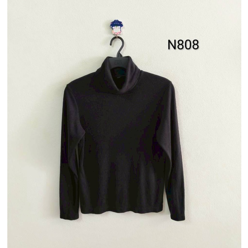 S(ญ) Heattech (N808) แบรนด์ uniqlo ยูนิโคล่ ผ้าฟลีซ หนานุ่ม คอเต่า
