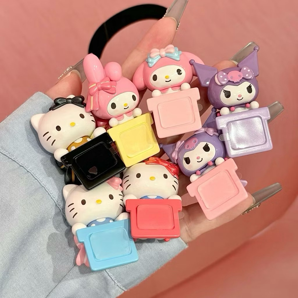พร้อมส่ง🛵 ที่เกาะรุ่นสี่เหลี่ยม Sanrio Characters ✨[งานเงา] ✨(แบบเช็คตัว/แกะตัว/ระบุตัว)