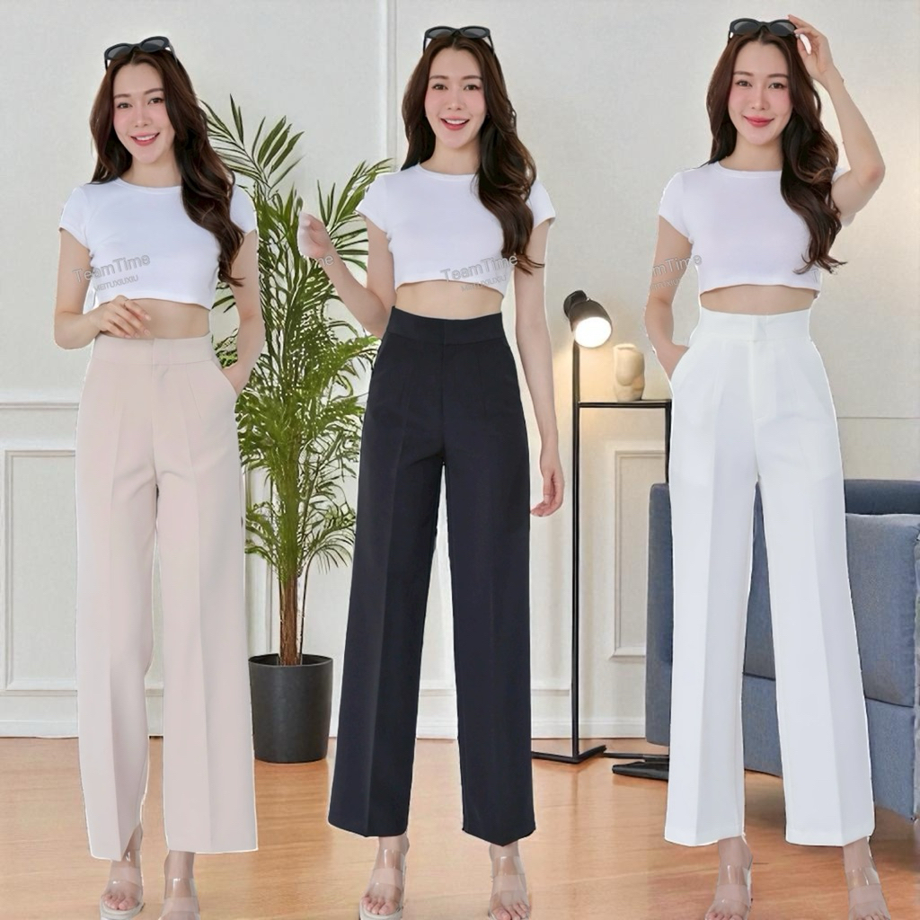 กางเกงขายาวผู้หญิงใส่ทำงานT55