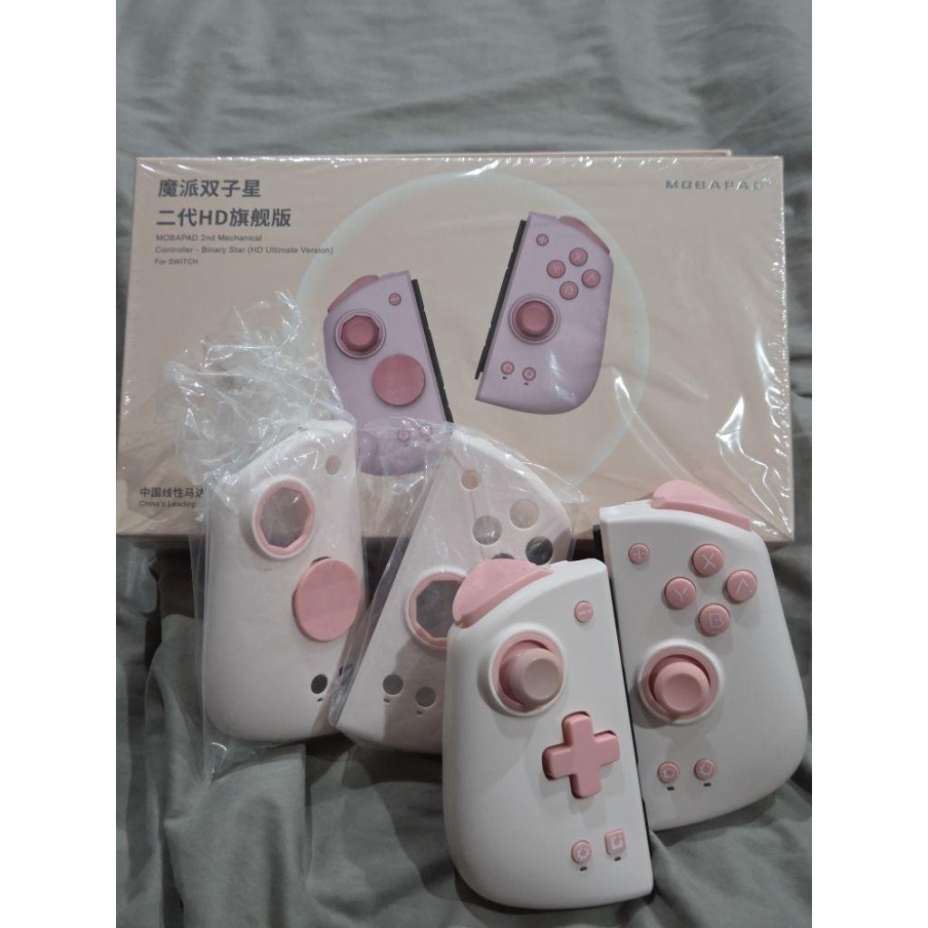 จอย Mobapad M6 HD Controller for Nintendo Switch Joypad สีชมพู มือสอง