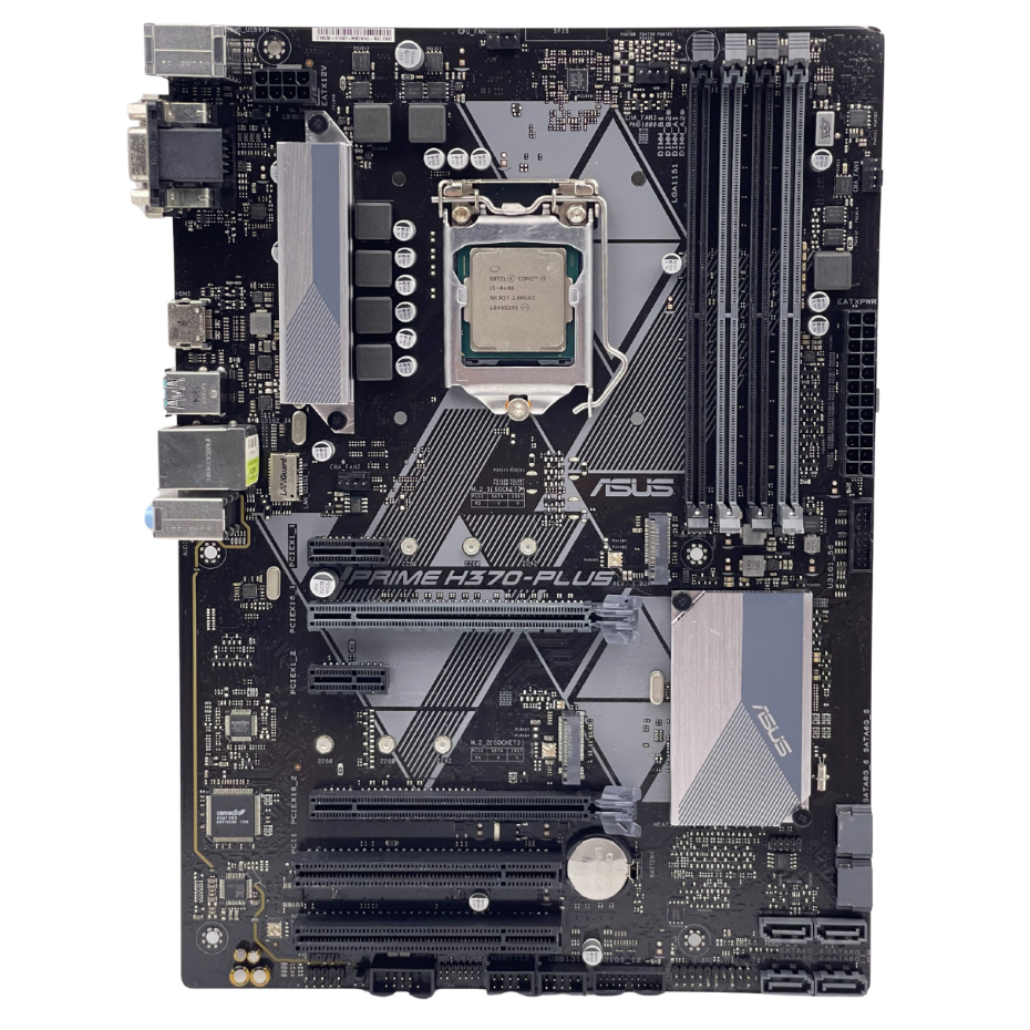 มือสอง ชุด Intel Core i5 8400 พร้อมเมนบอร์ด ASUS PRIME H370 PLUS ประกัน 90 วัน