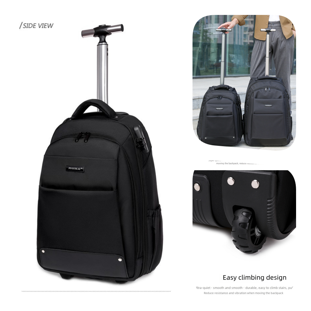 กระเป๋าเป้ล้อลาก 2ล้อ Fuguilai 18",21"  กระเป๋าเดินทางล้อลาก 18",21">พร้อมส่งในไทย<