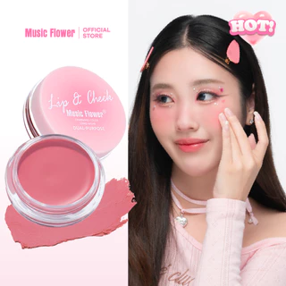 [Music Flower] Lip&Cheek Cream เนื้อครีมบางเบา นุ่มละมุน ใช้ได้ทั้งตา แก้มและปาก