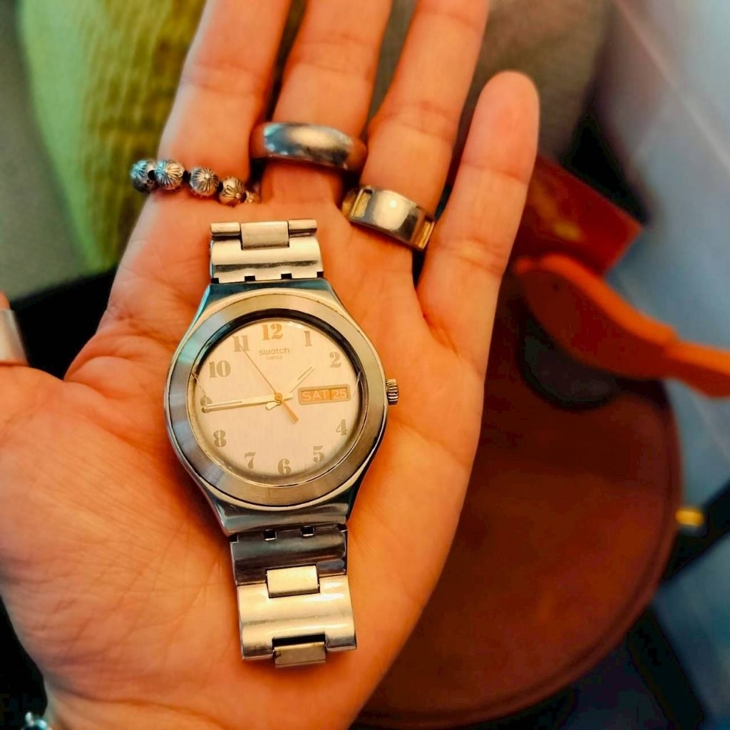 นาฬิกาswatch iron vintage90ญี่ปุ่นมือสอง