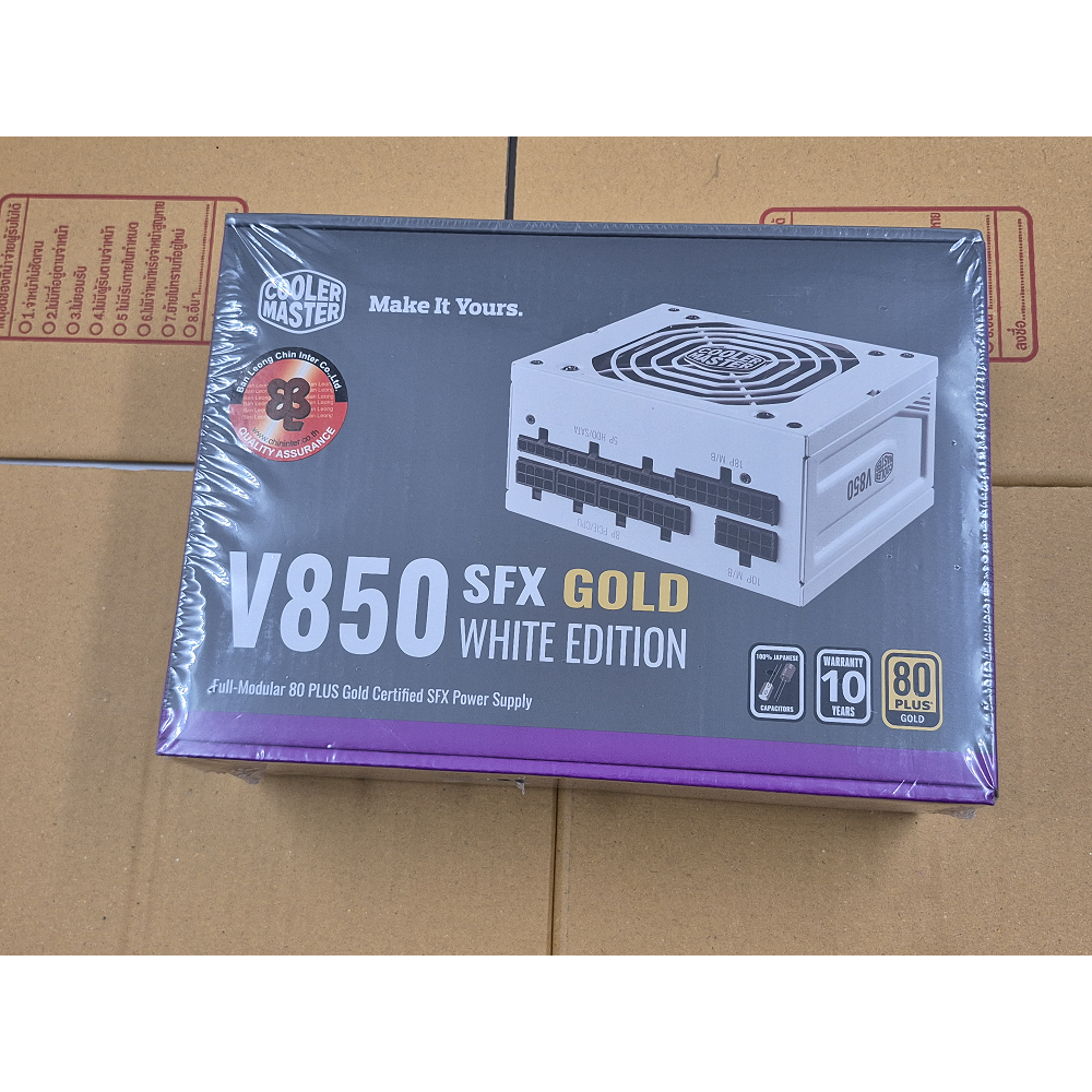 POWER SUPPLY อุปกรณ์จ่ายไฟ COOLER MASTER V850 SFX GOLD WHITE EDITION