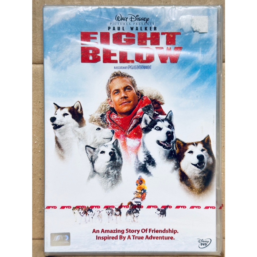 DVD : Eight Below (2006) ปฏิบัติการ 8 พันธุ์อึดสุดขั้วโลก " Paul Walker " Walt Disney Pictures