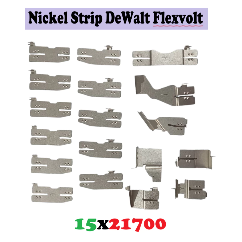 แผ่นนิกเกิล Dewalt Flexvolt 20/60V 15x21700