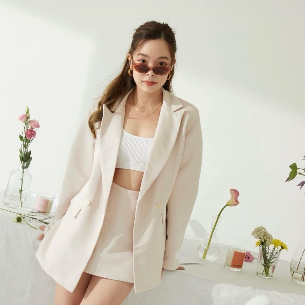 (used) ทั้งเซต (เสื้อ+กระโปรง) Lookbook Jess & Potato 🤍🧡