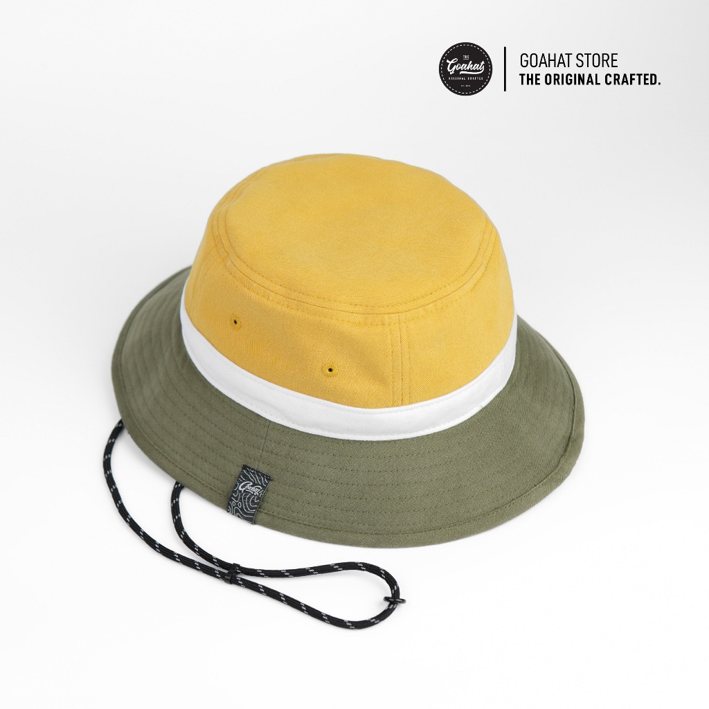 G113 Mango Leaf หมวกบักเก็ต Cotton สไตล์วินเทจ นุ่ม เบา ใส่สบาย ระบายอากาศได้ดี