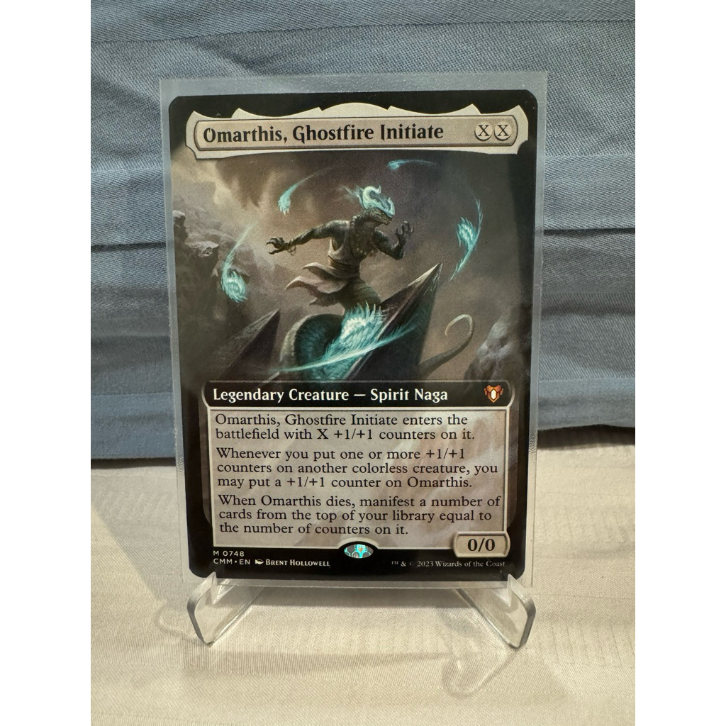 MTG Commander Masters Variants: Omarthis, Ghostfire Initiate (Extended Art