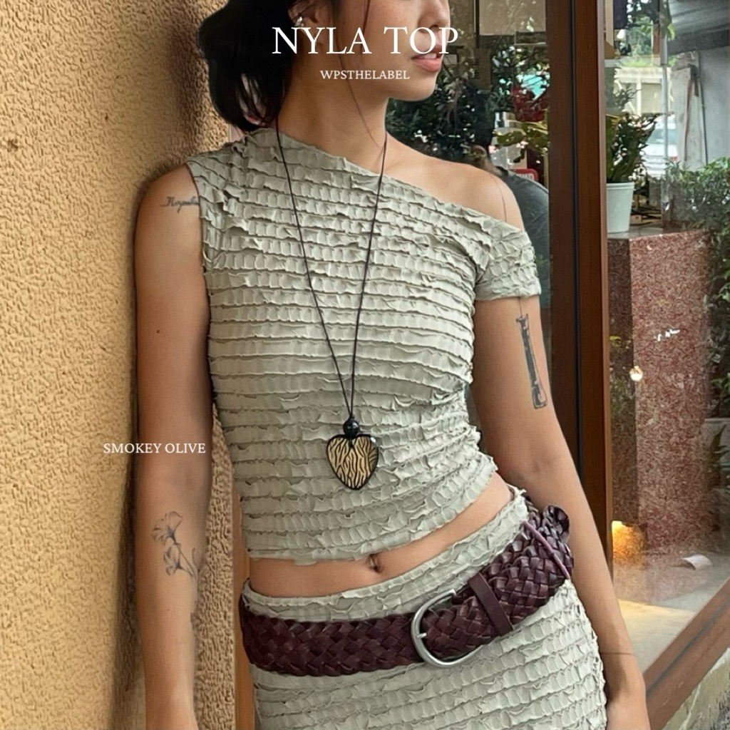 NYLA ONE-SHOULDER TOP (เสื้อไหล่เดียว)