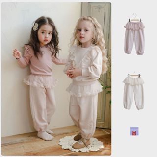 「สินค้าลิขสิทธิ์แท้」IRIS KIDS Aw  IKP34079 Lacy Puff Pants ส…