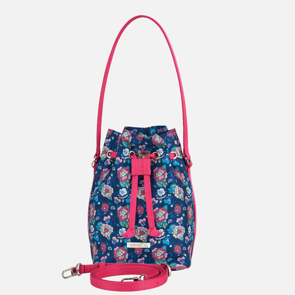 Klipbua Blue Silk Mini Drawstring Bag ราคา ถูกที่สุด ดีลบีเคเค แกลเลอรีภาพที่ 2