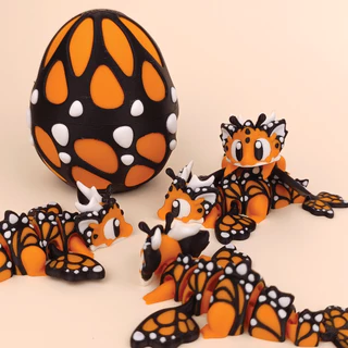 🐉🥚 3D Baby Dragons ของเล่นมังกรไข่จิ๋ว ฟิกเกอร์มังกร 3D โมเดลมังกร ของตกแต่งบ้าน ของสะสม สีสันสดใส