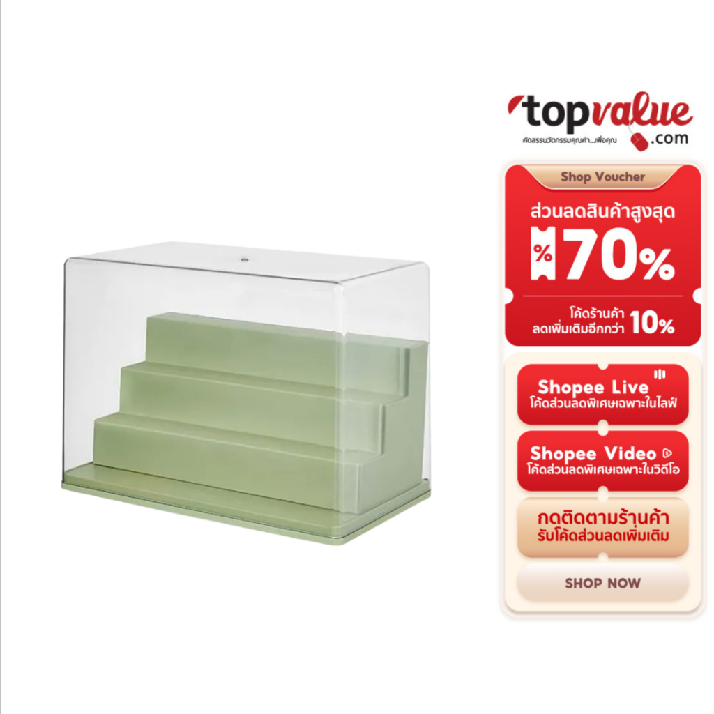 COCOGU กล่องโมเดล ชั้นวางโมเดล กันฝุ่น โปร่งใส 1-4 ชั้น size S, M, L
